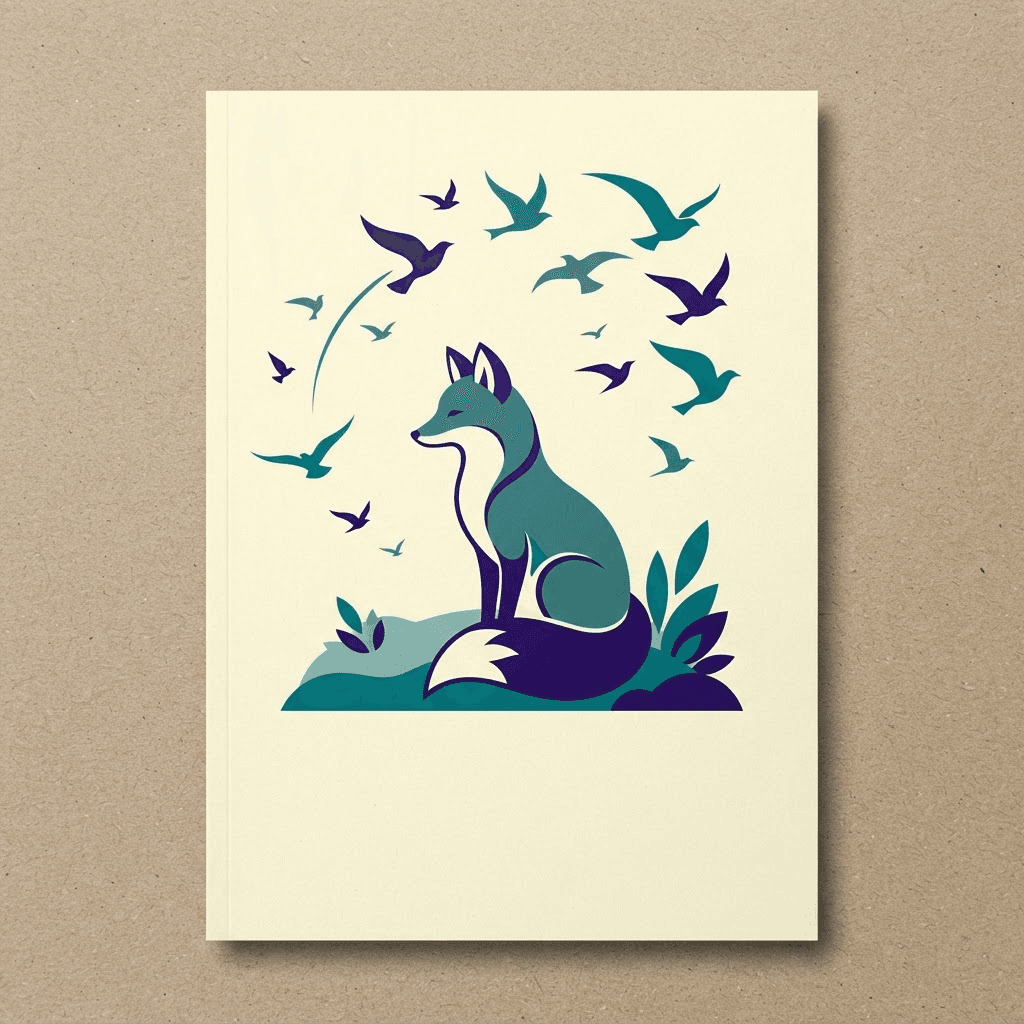 Wild animals gathered in a vivid natural landscape